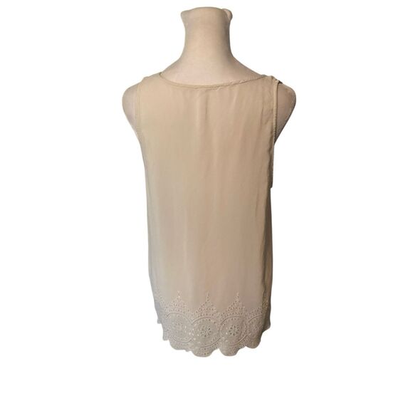 Womens Top, 100% silk, size medium, embroidered, pierced, unique - Picture 3 of 5